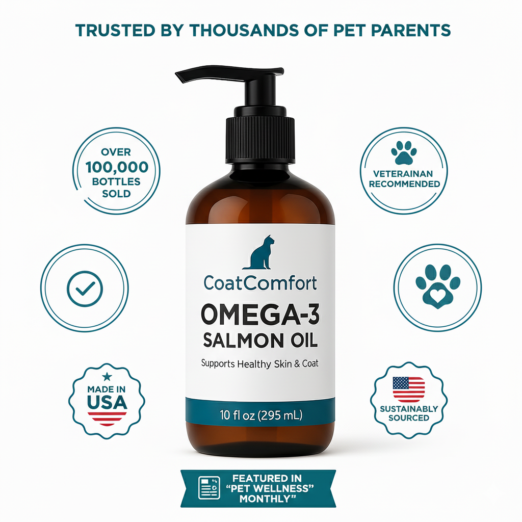 CoatComfort Salmon Oil for Cats