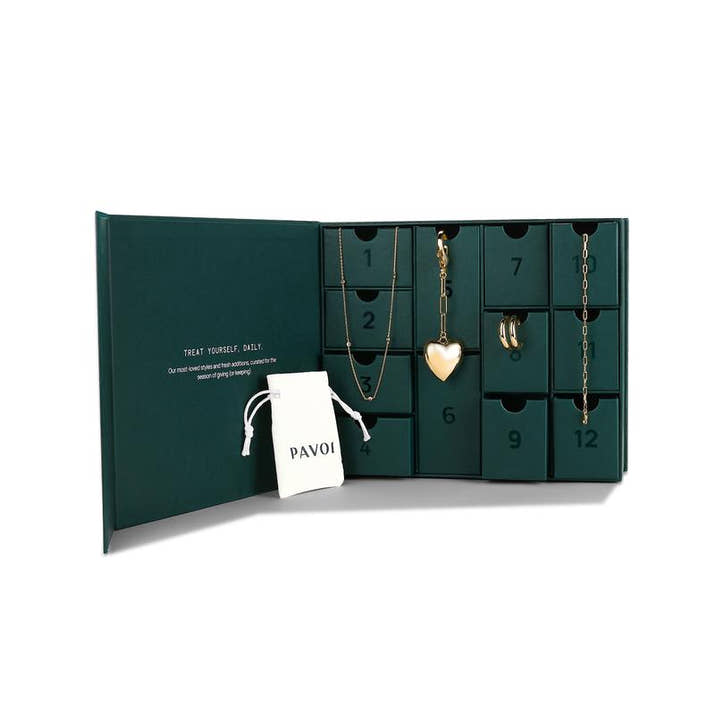 14K Gold-Plated Jewelry Advent Calendar