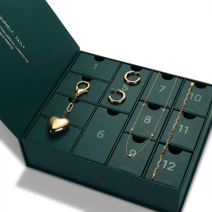 14K Gold-Plated Jewelry Advent Calendar