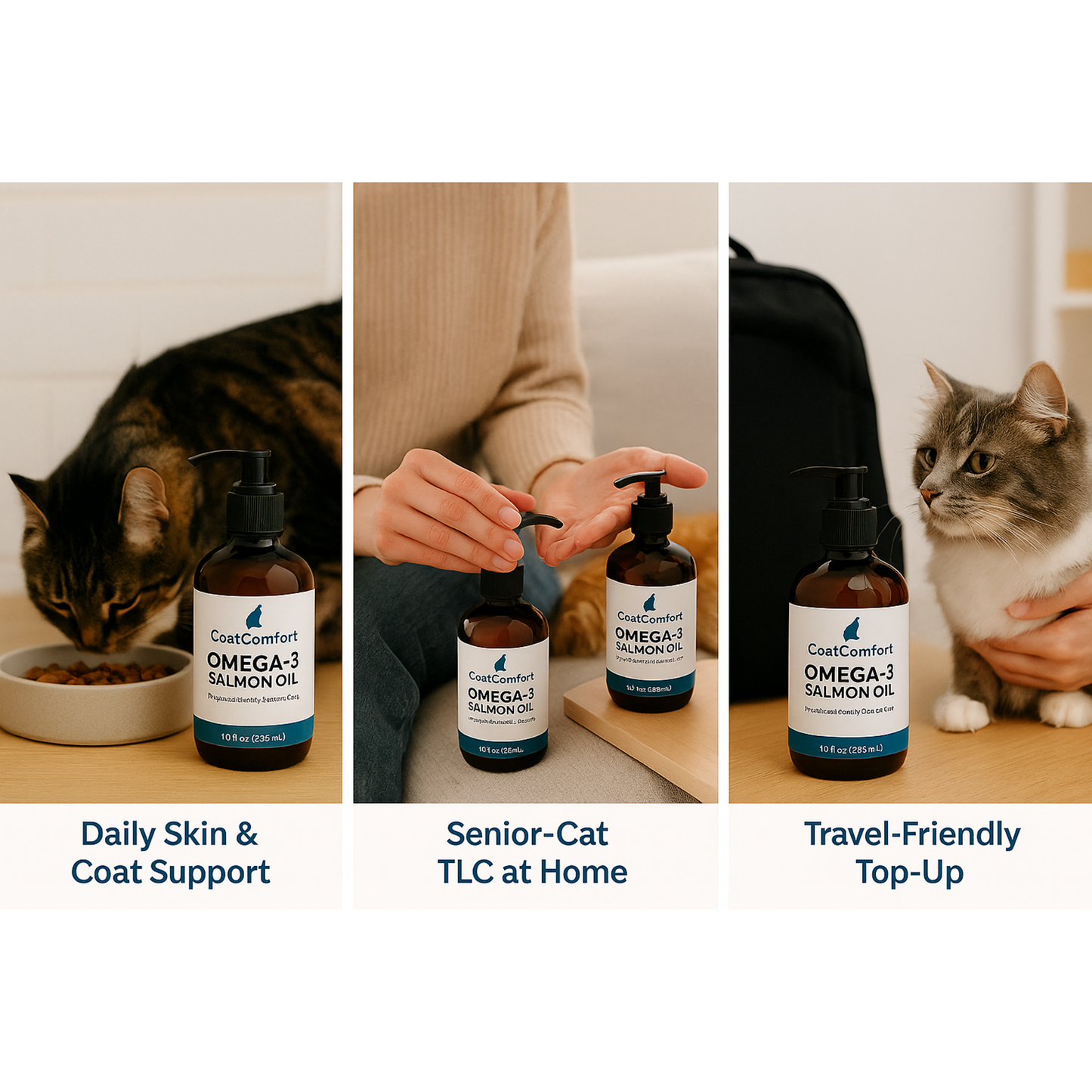 CoatComfort Salmon Oil for Cats
